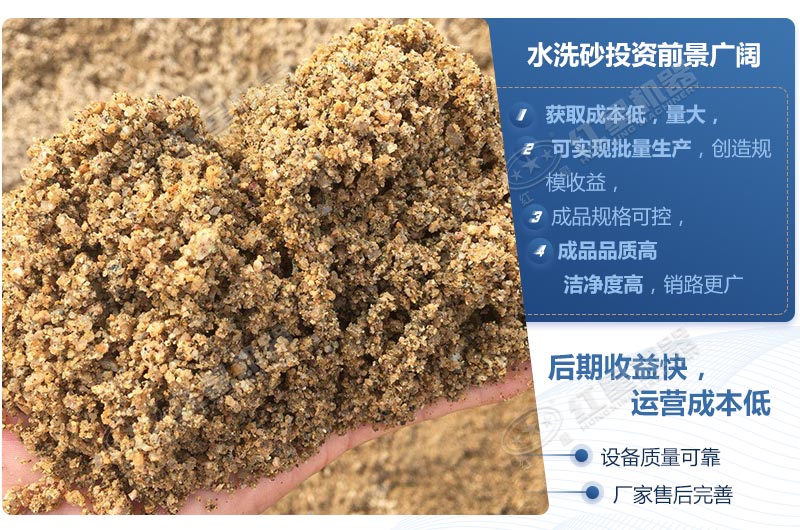 石粉洗出來的砂怎么樣？洗沙設備多少錢一臺？
