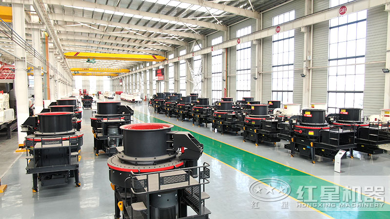 花崗巖石子粉碎機(jī)、制砂機(jī)車(chē)間現(xiàn)貨