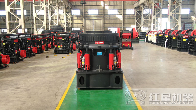 300型圓錐破碎機型號及參數(shù)，一小時能生產(chǎn)多少噸石子？